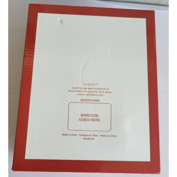 2 Piece Avanti Christmas Lotion Pump With Hand Towel Bathroom Decor New - Picture 3 of 5